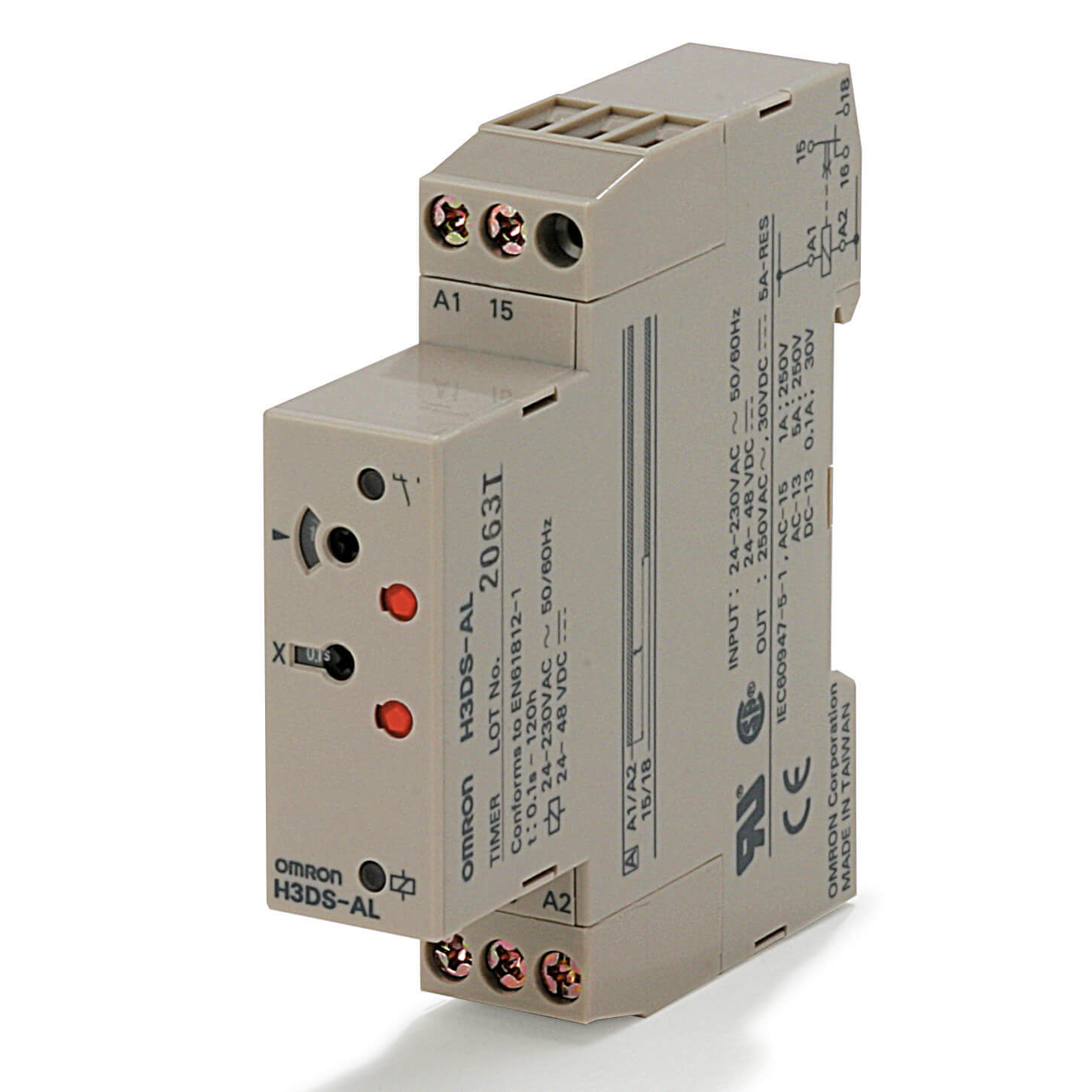 Omron - TIDSRELE MULTI 24-230AC/24DC