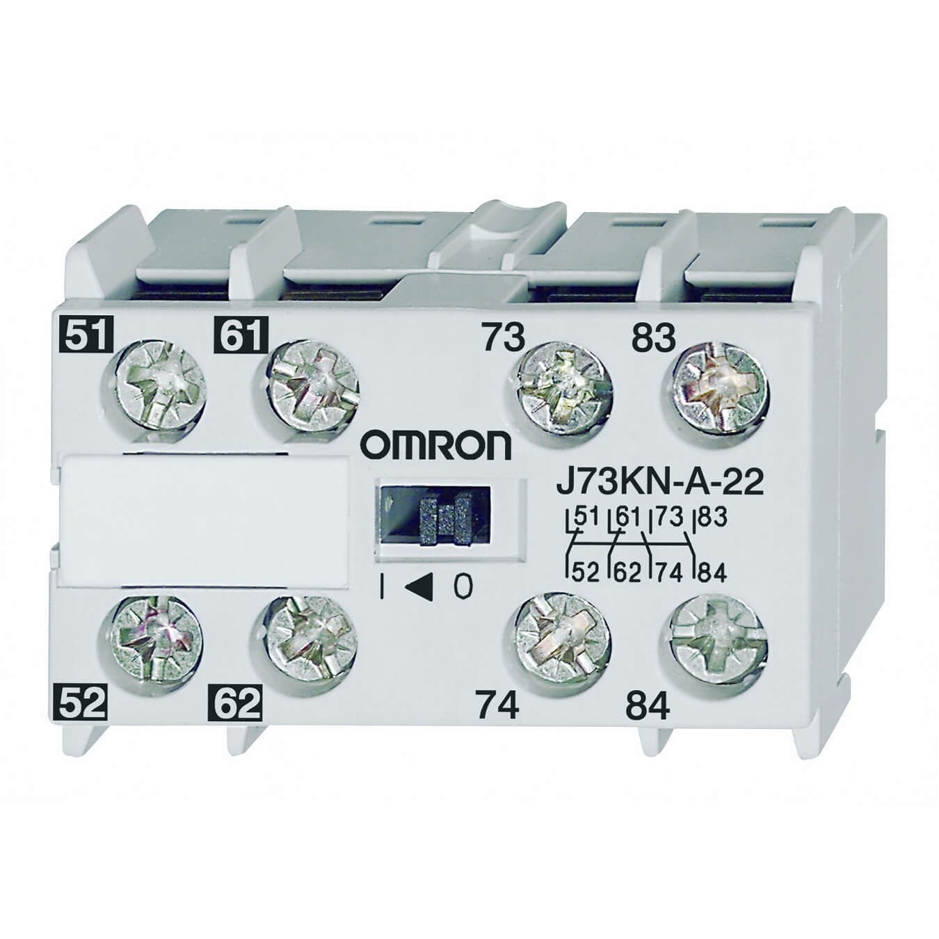 Omron - Hjelpeblokk 2NO/2NC - J7KNA-AR