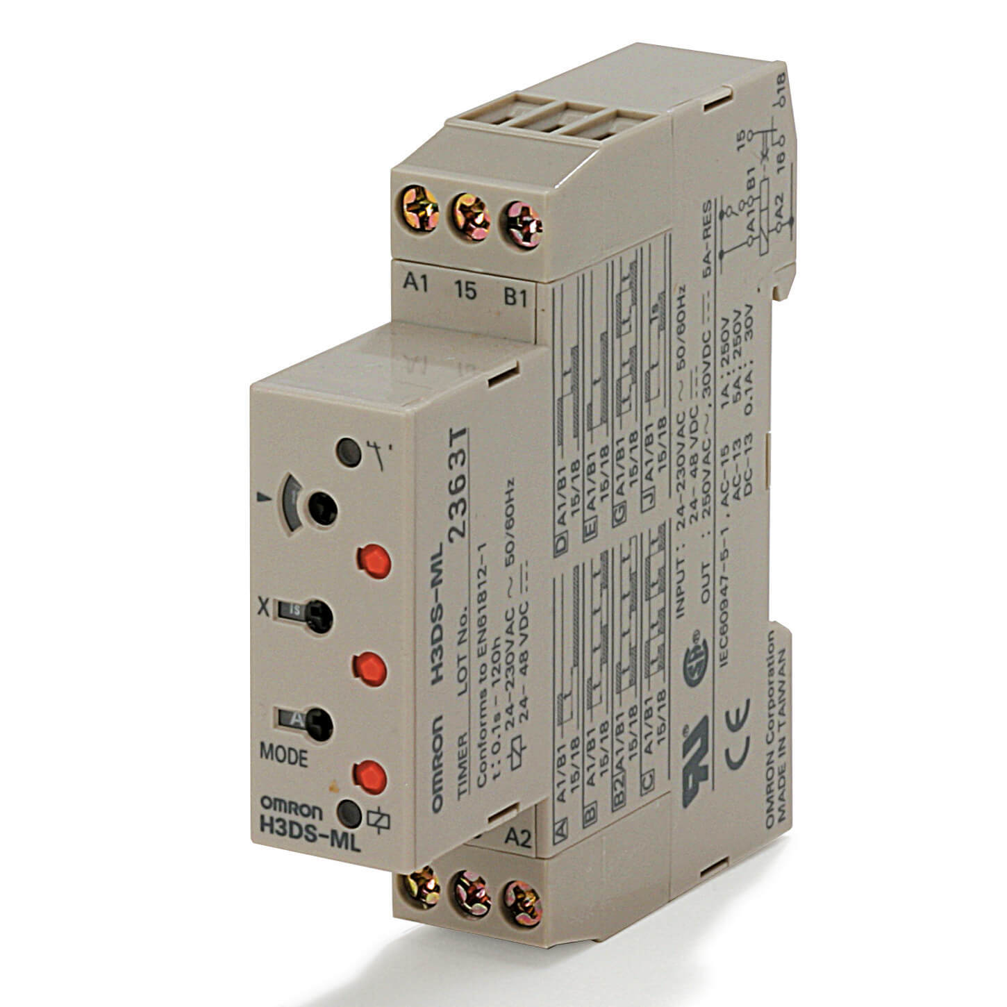 Omron - TIDSRELE MULTI 24-230AC/24DC