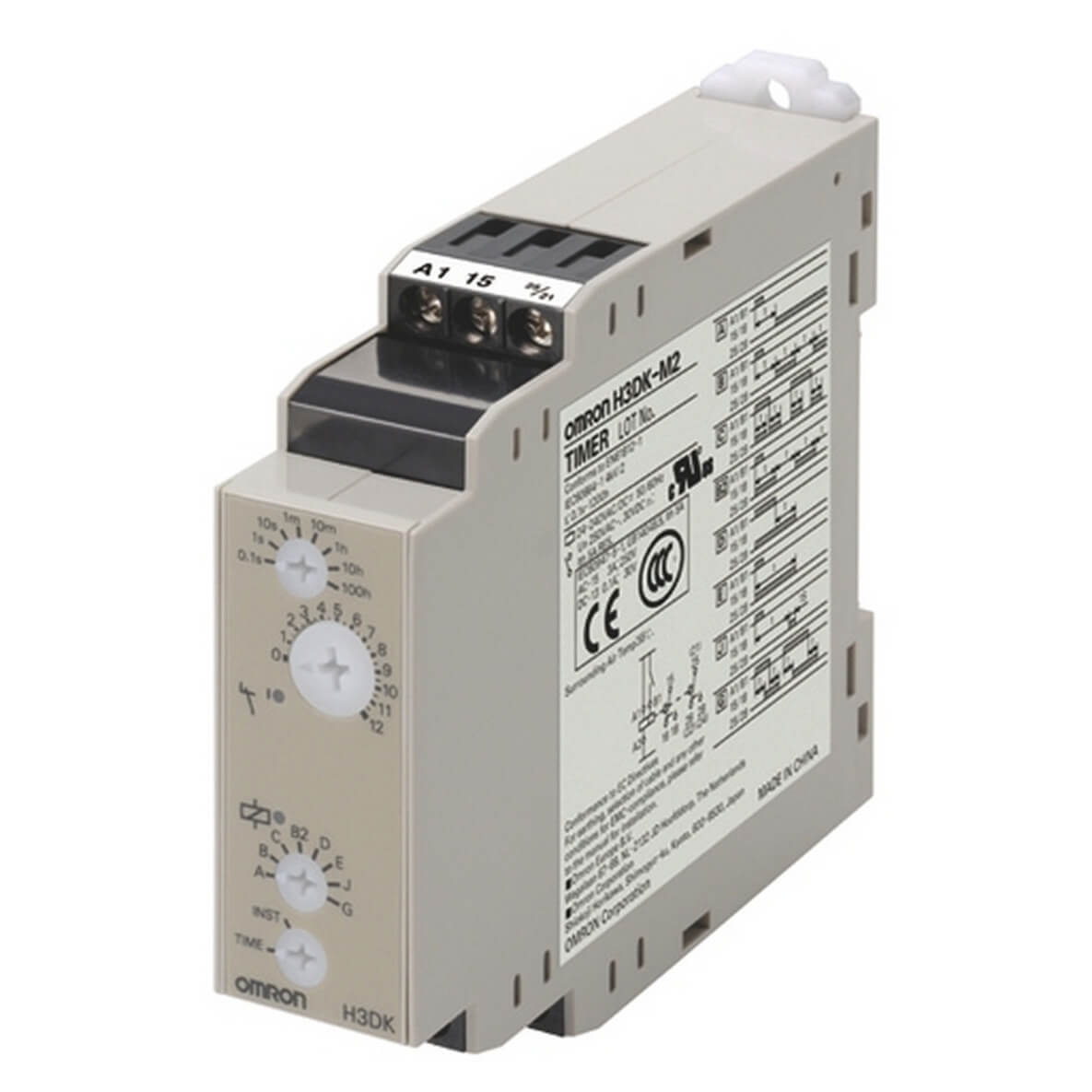 Omron - H3DK-M2 AC/DC24-240 TIDSRELE MULTI 24-240AC/DC