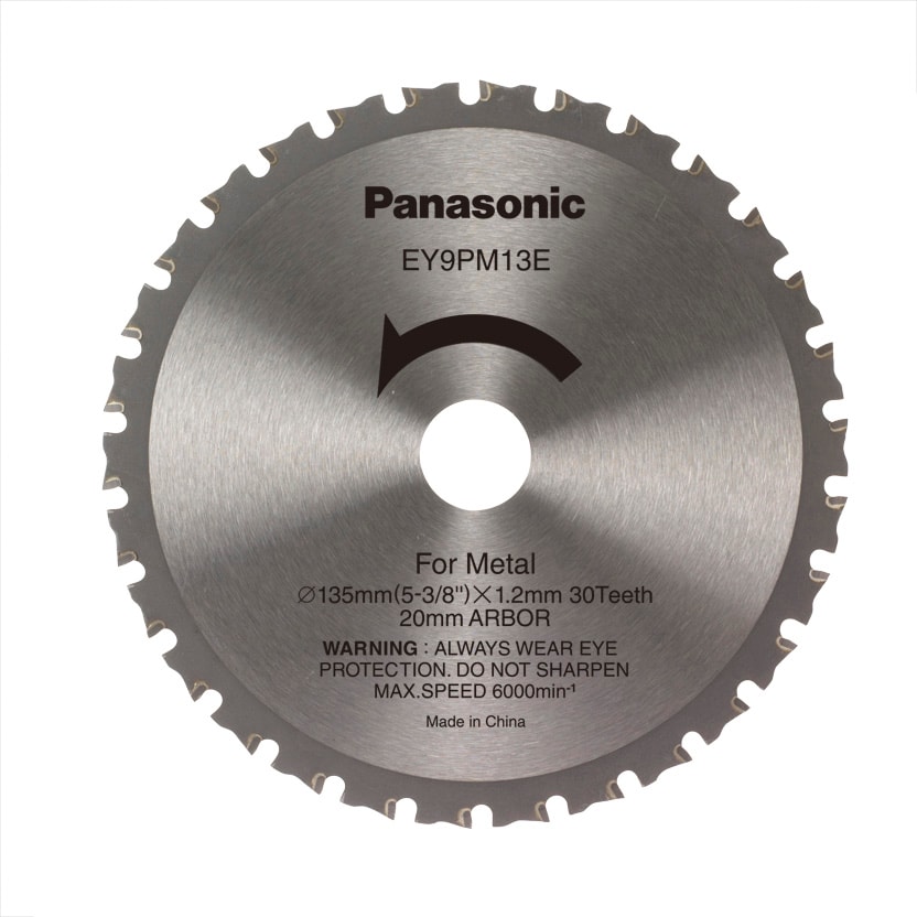 Panasonic - Sagblad Ø135mm metall 2-6mm
