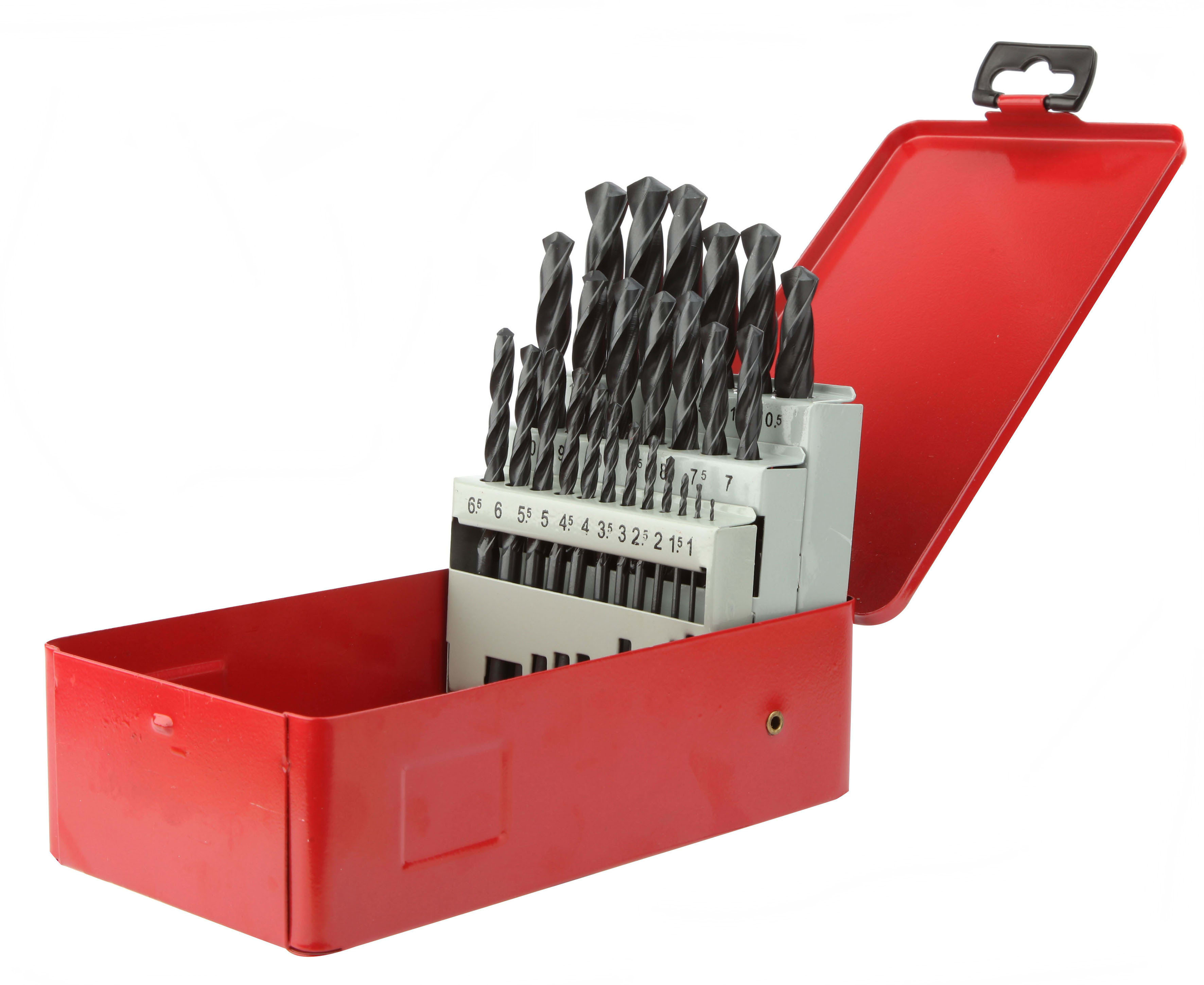 Diager - HSS sett, 25stk 1-13mm i metallkassett