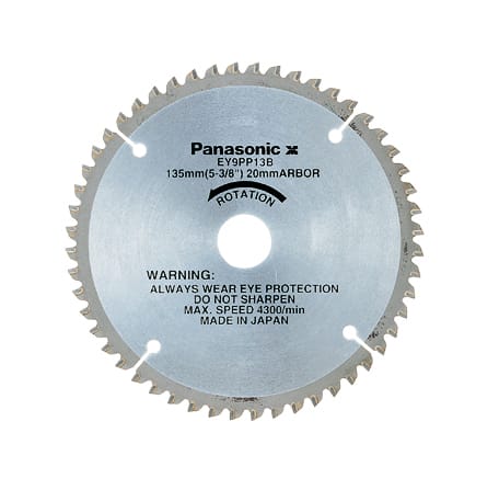 Panasonic - EY9PP13B Hardmetallblad Ø135mm for plastmaterialer, 52 tenner, 20mm senterhull