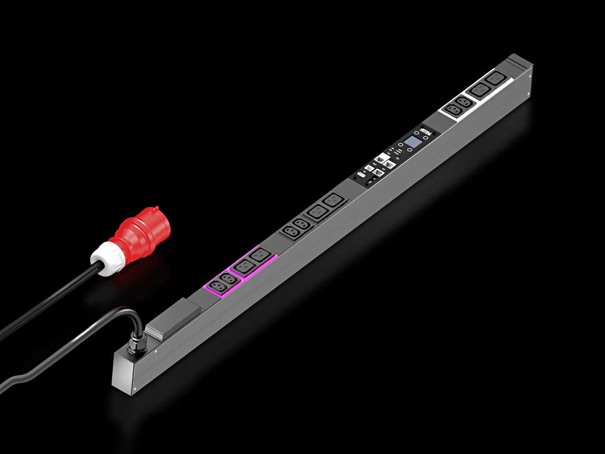 Rittal - PDU managed 16A/3P CEE 6xC13+