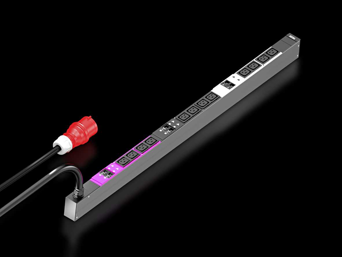 Rittal - PDU basic 32A/3P CEE 12xC19