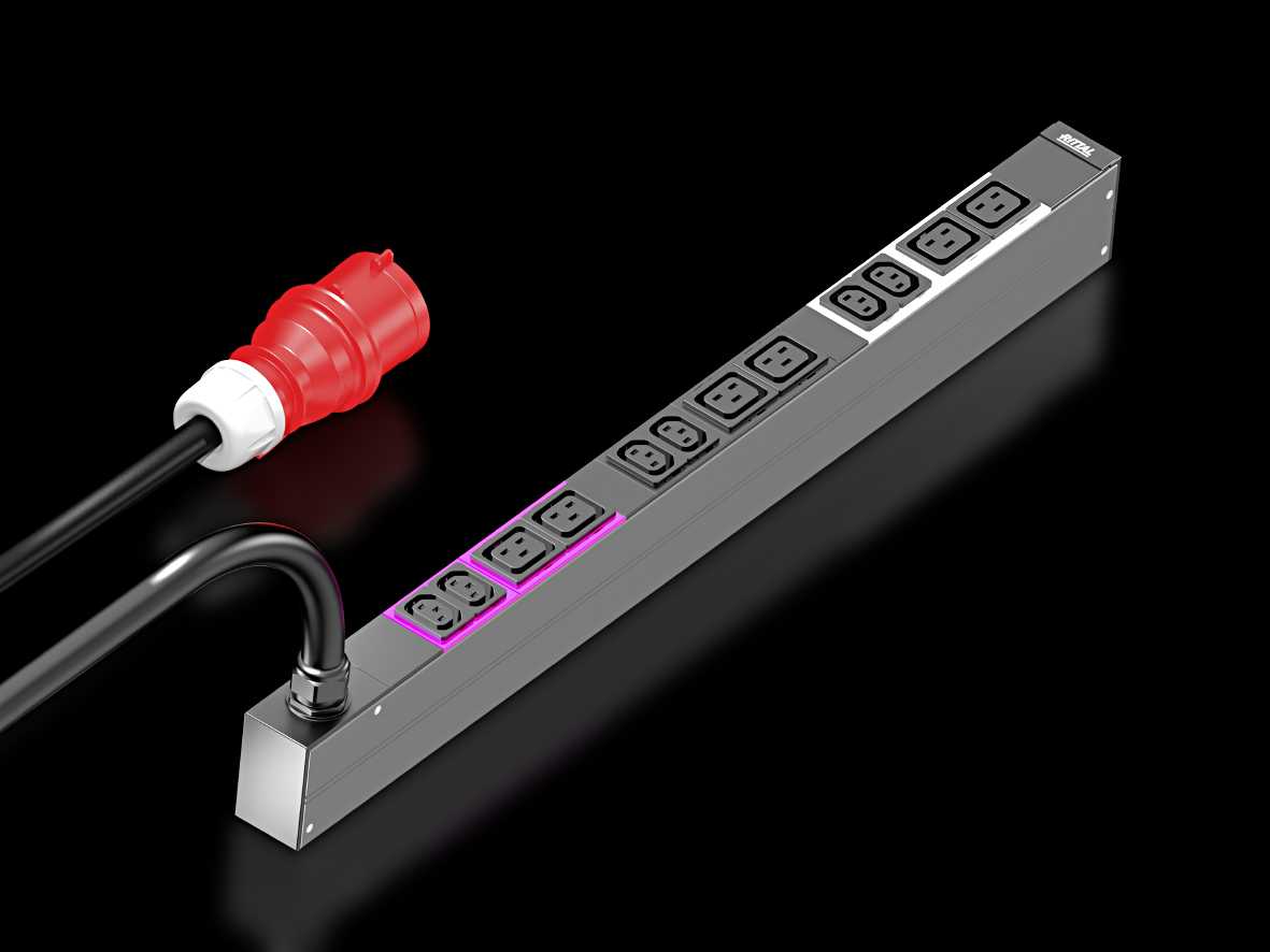 Rittal - PDU basic 16A/3P CEE 6xC13+6x