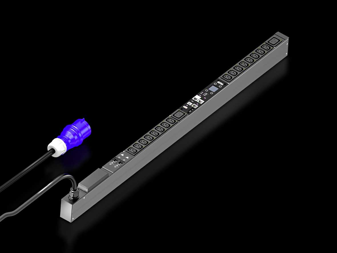 Rittal - PDU metered+ 32A/1P CEE 16xC1