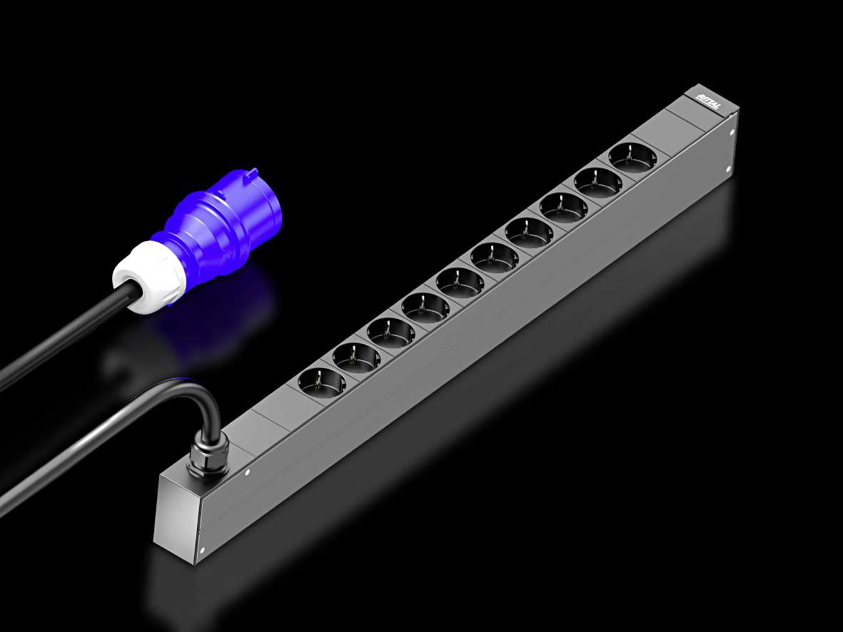 Rittal - PDU basic 16A/1P CEE 10xCEE7/