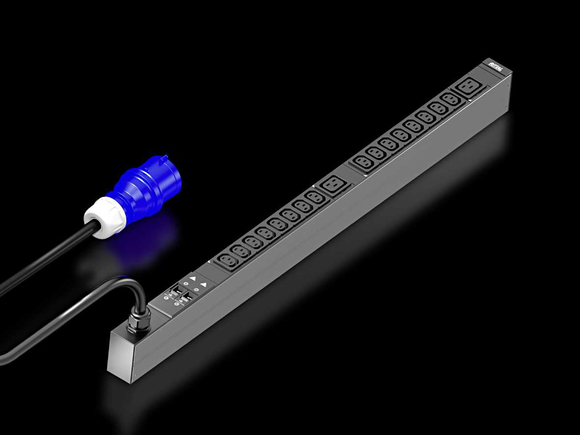 Rittal - PDU basic 32A/1P CEE 16xC13+2