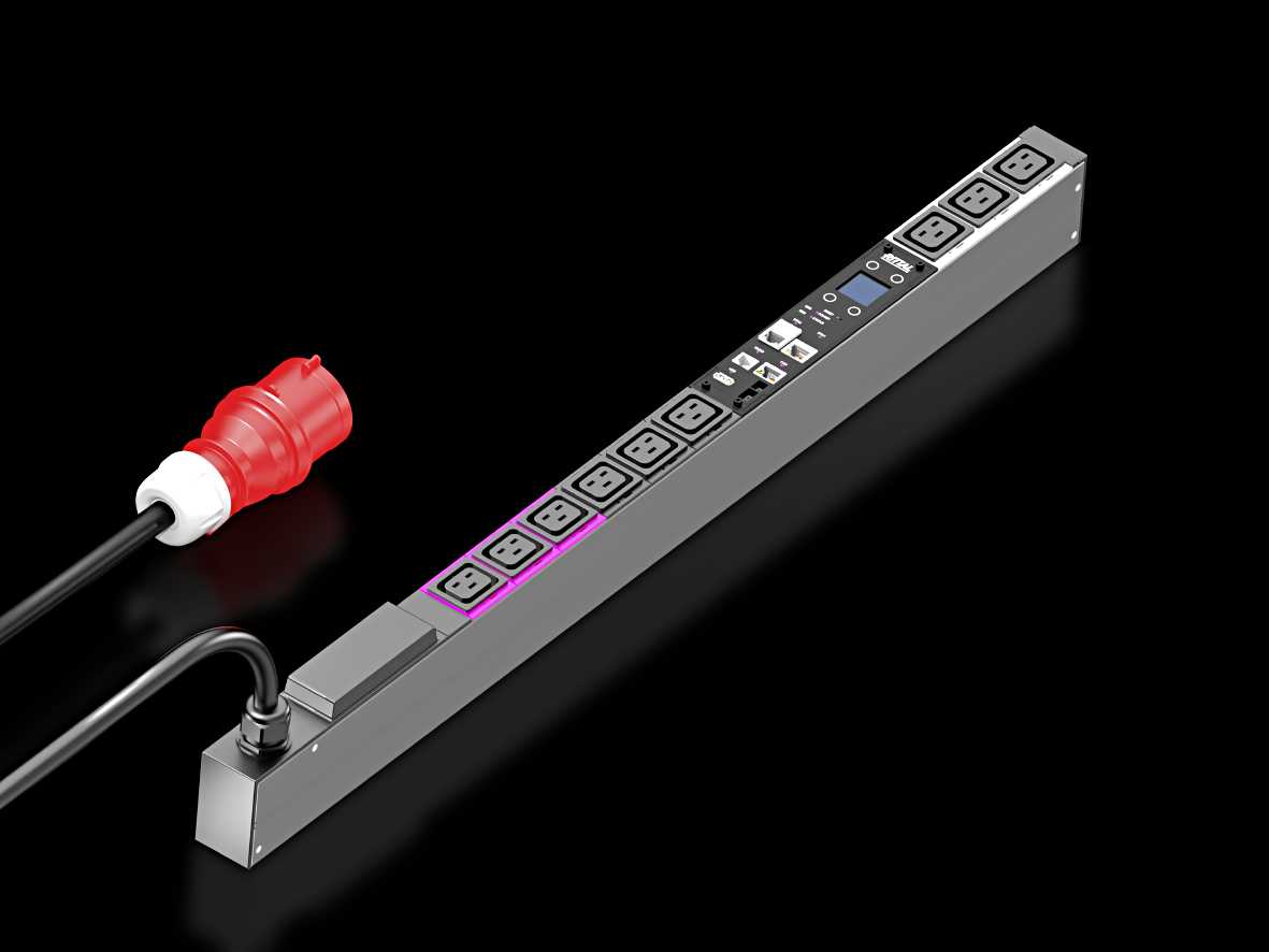 Rittal - PDU metered 16A/3P CEE 9xC19