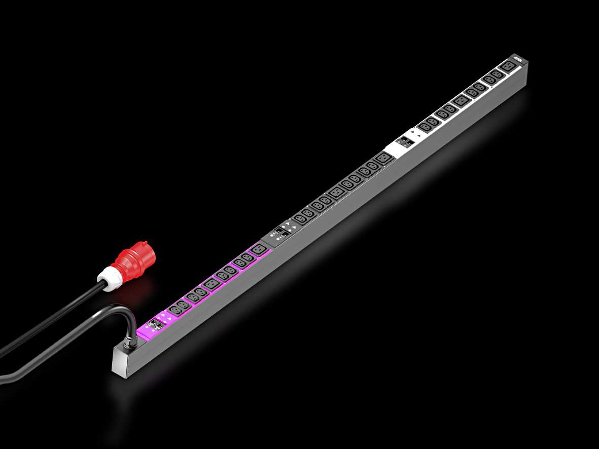 Rittal - PDU basic 32A/3P CEE 24xC13+6