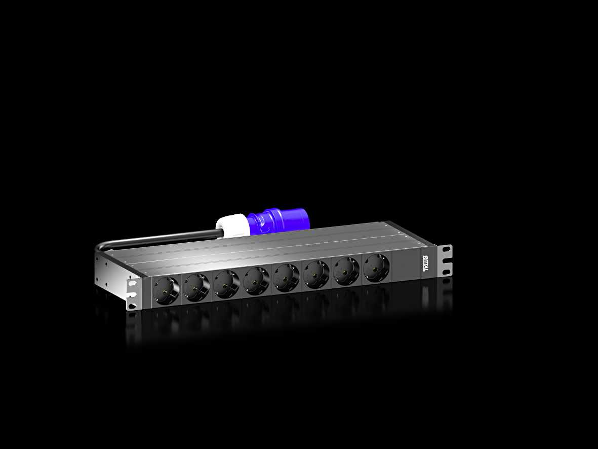 Rittal - PDU basic 16A/1P CEE 8xCEE7/3
