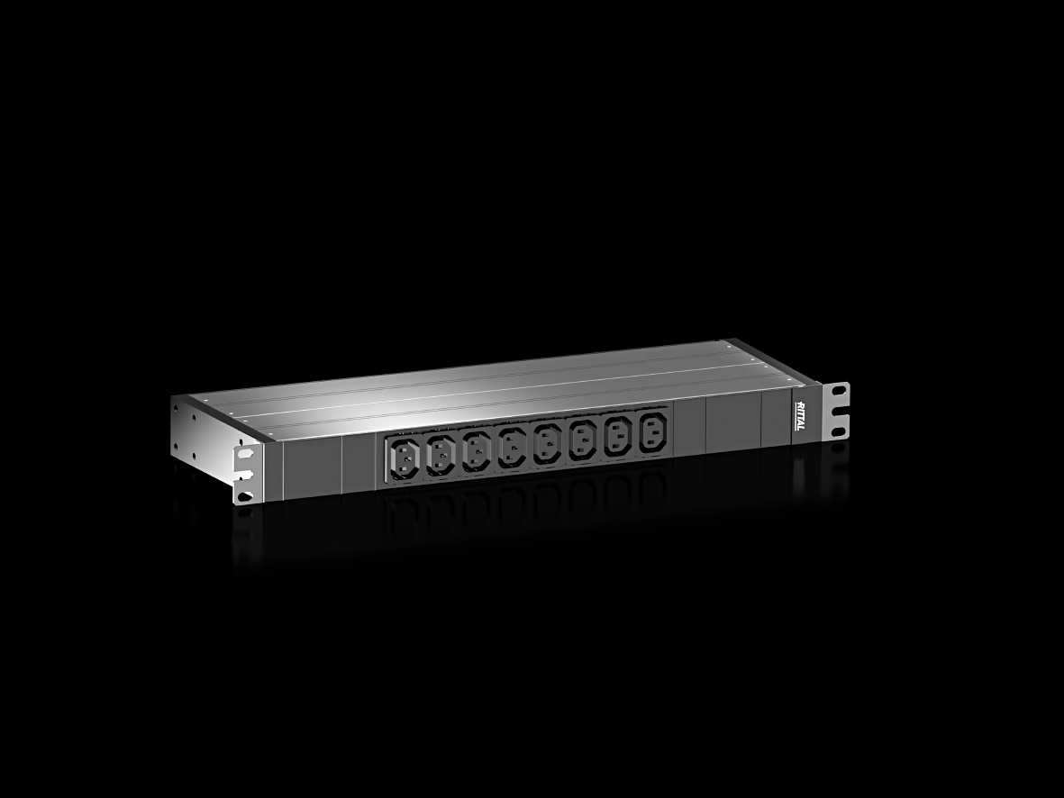 Rittal - PDU basic 16A/1P IEC-C20 8xC13 (19")