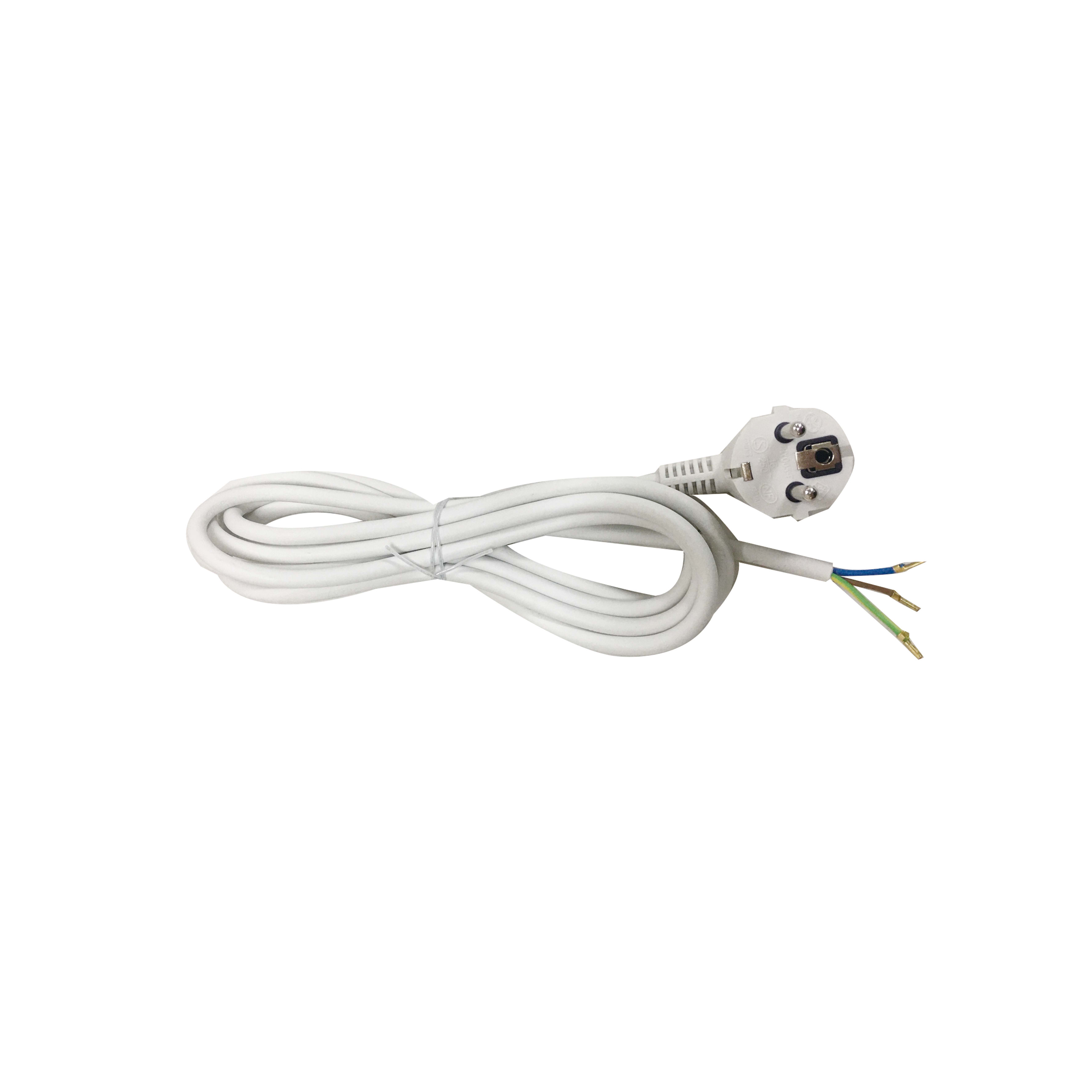 TradeForce - Konfeksjonert PMH 3G0.75mm2 3,0m kabel med plugg