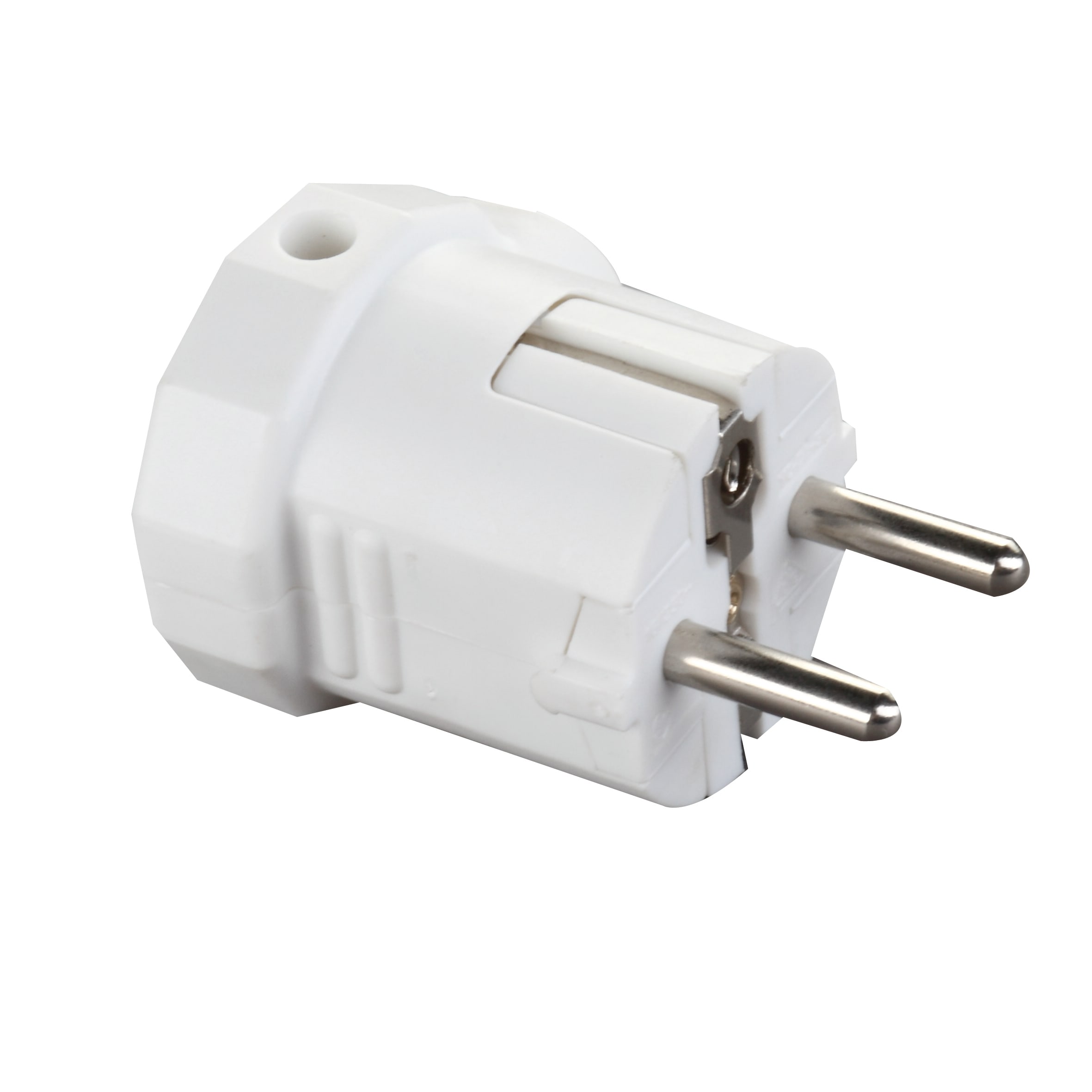 TradeForce - Støpsel med jord. Side innføring 16A/250V IP20 