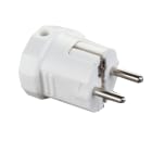 TradeForce - Støpsel med jord. Side innføring 16A/250V IP20 