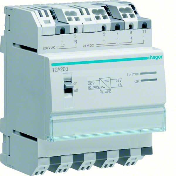 Tebis - Spenningsforsyning 24V DC 1A