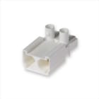 Ensto Building Systems - Hanplugg 2p smal uten strekkavlastning HVIT