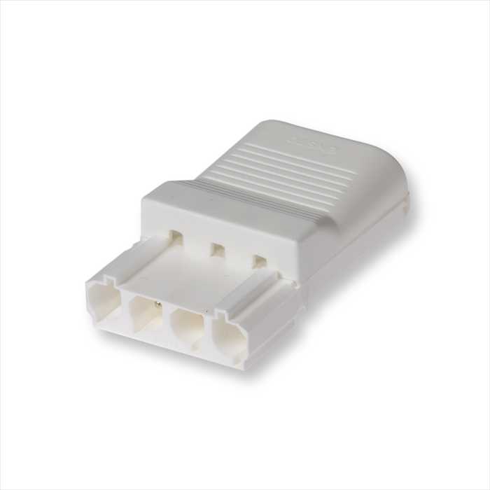 Ensto Building Systems - Hanplugg 4p smal uten strekkavlastning HVIT