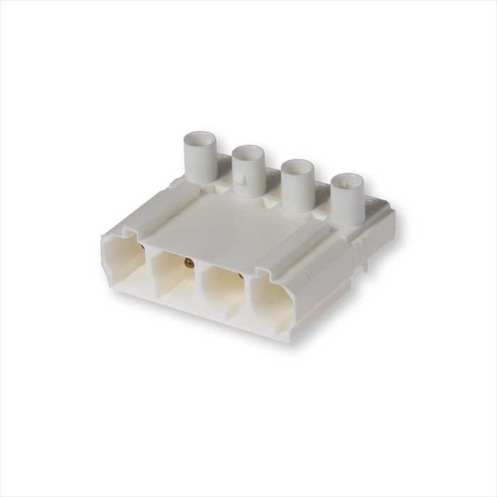 Ensto Building Systems - Hanplugg 4p uten strekkavlastning HVIT
