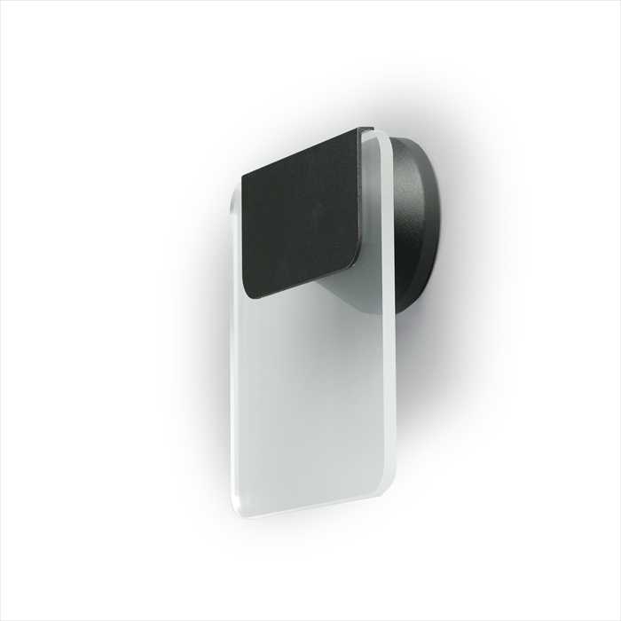Ensto Building Systems - Skiltarmatur 1W LED kvadrat svart