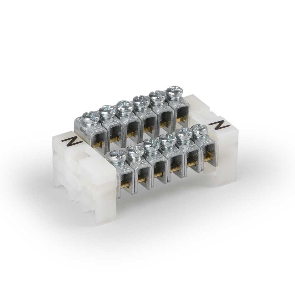 Ensto Building Systems - KN 4.106 NULLSKINNE MED 2X6 KL