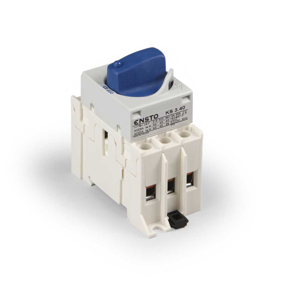 Ensto Building Systems - KS31.16 LASTBRYTER U.V 3X16A