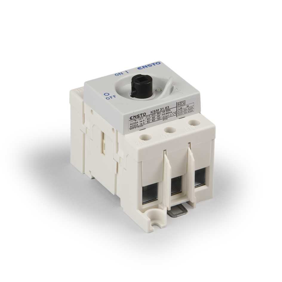 Ensto Building Systems - KSM3.63 LASTBRYTER M.V. 3X63A