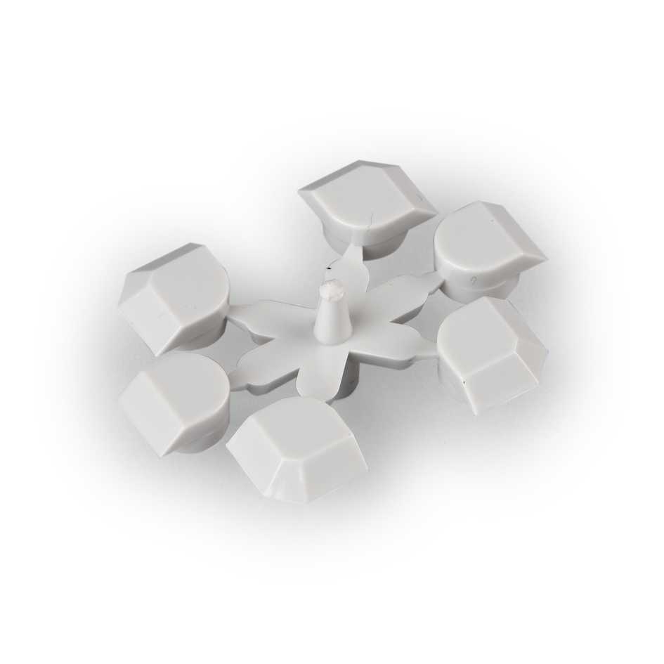Ensto Building Systems - DCP 1 HJØRNEPLUGG GRÅ POLYKARB