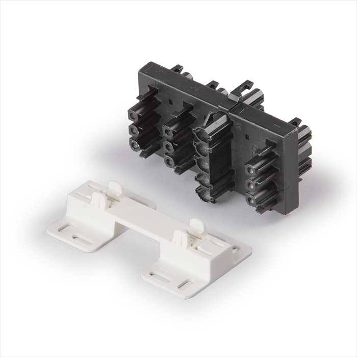 Ensto Building Systems - Avgreningsblokk H5 SORT