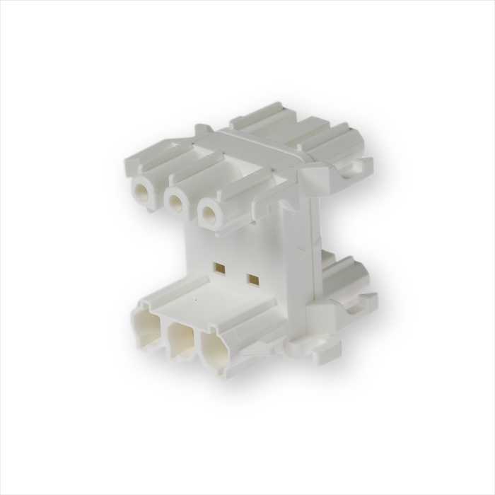 Ensto Building Systems - Avgreningsblokk T3 HVIT