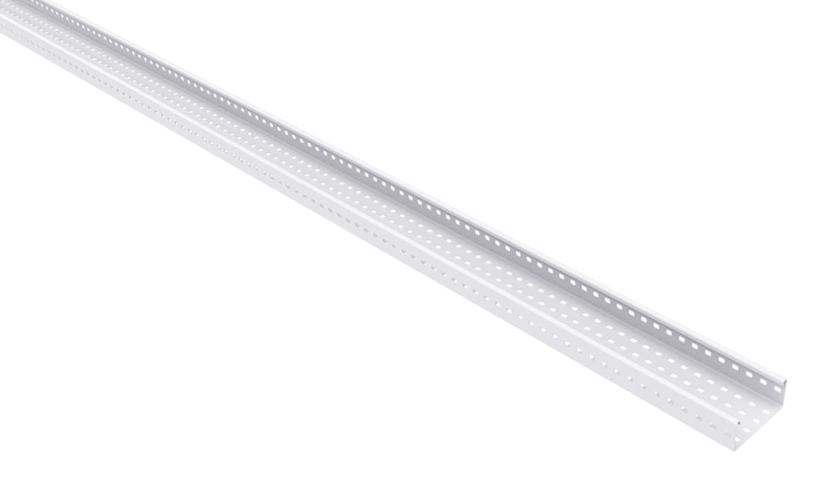 MP Bolagen - Kabelbane perf 100mm Hvit 3m MP-3231V