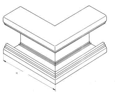 REHAU - SIGNO BK YTTERHJØRNE 70/130