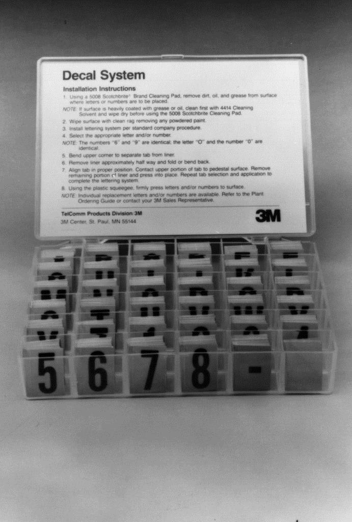 3M - 3M Scotchlite™ 5005O Refilpakke med bokstaven O, 25 stk pr pose