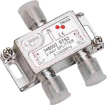 Triax - Fordeler 2 Veis 5-2400Mhz 4Db Triax Sts2 Splitter Satelitt