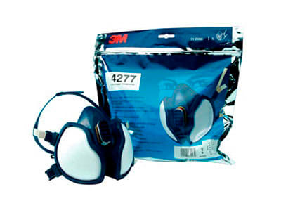 3M - 3M 4277 Vernemaske mot organiske damper, uorganiske og sure gasser/støv