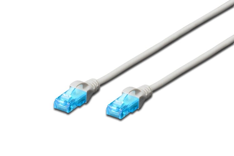 Computer connection - PATCHKABEL UTP CAT5E GRÅ 0.5M