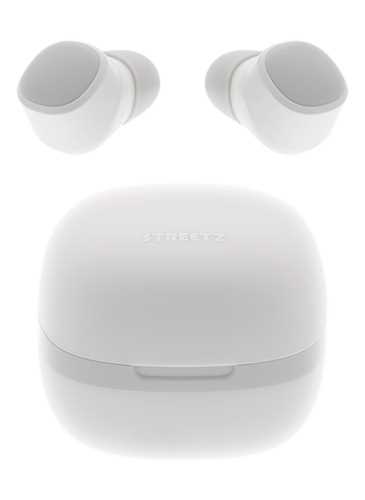 Deltaco - Trådløse BT Øretelefoner in-ear mikrofon Hvit IPX6