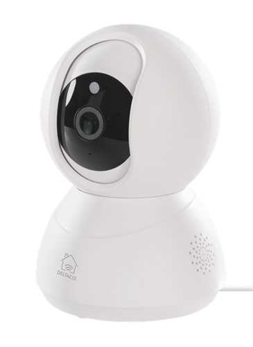 Deltaco - Smart Home PTZ nettverkskamera innendørs 720p WiFi