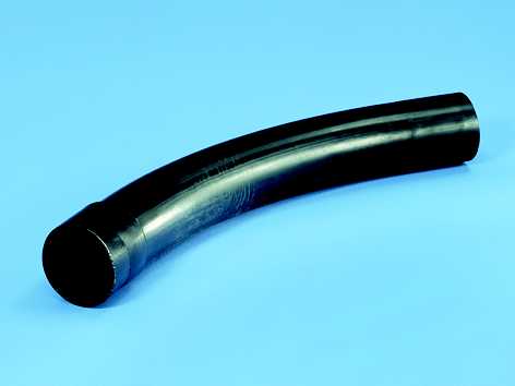 Norsk Wavin - Bend KFS sort 75mm 45gr r=800