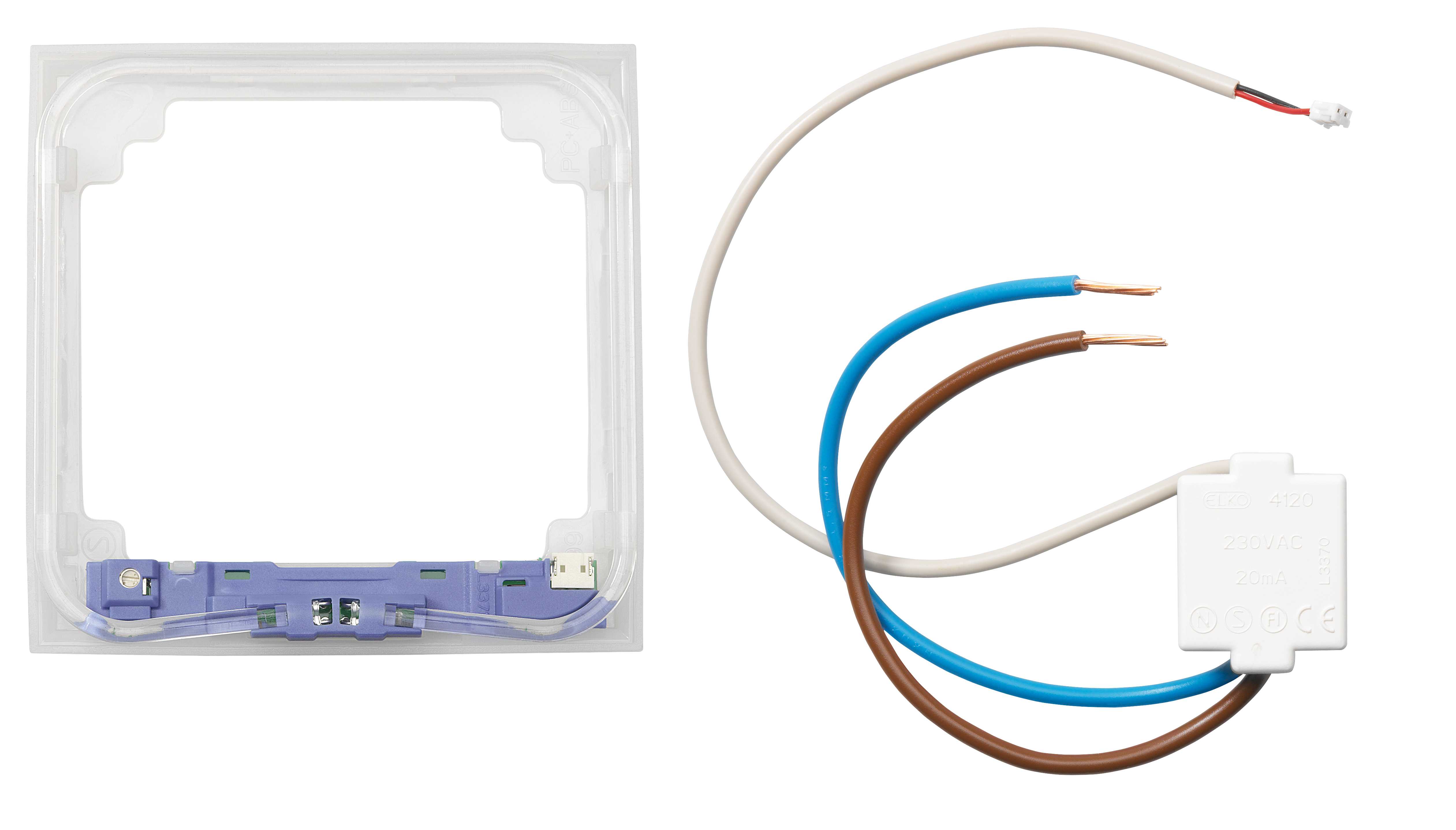 Elko - Plus ramme m/lys/trafo 86 1-hull