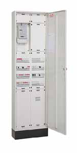 Eaton Electric - BOLIGSENTRAL BS 212 SKAP m/ plastflens HXDXB = 1980X210X5