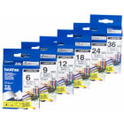 Brother - TZC31 12MM TAPE SORT/FLUOR GUL