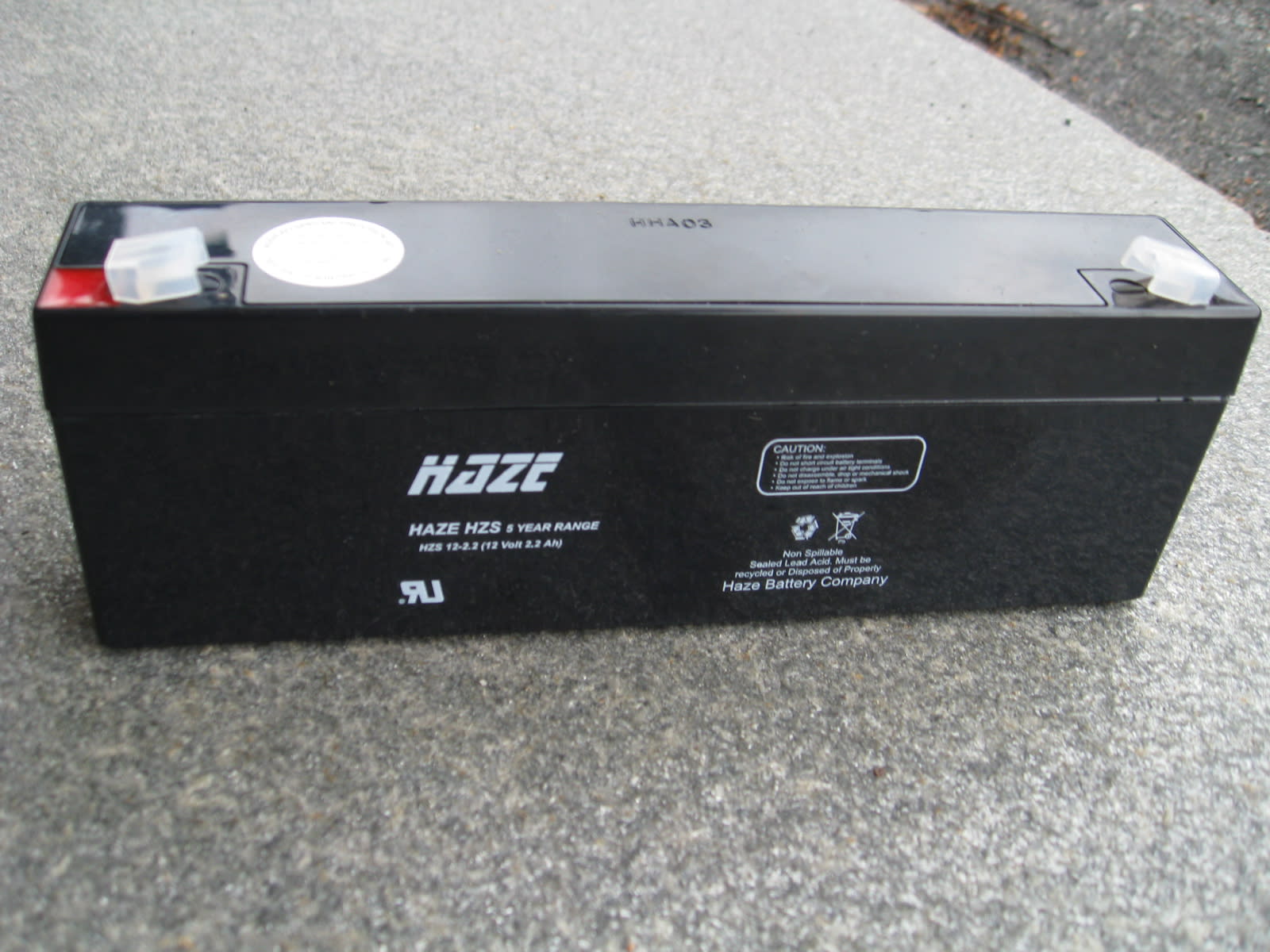 Haze Battery Co LTD - Blybatteri 12volt 2,2ah lukket