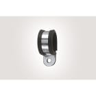 HellermanTyton - AFCS50 P-clips, slangeholder i galvanisert stål med PVC-belegg