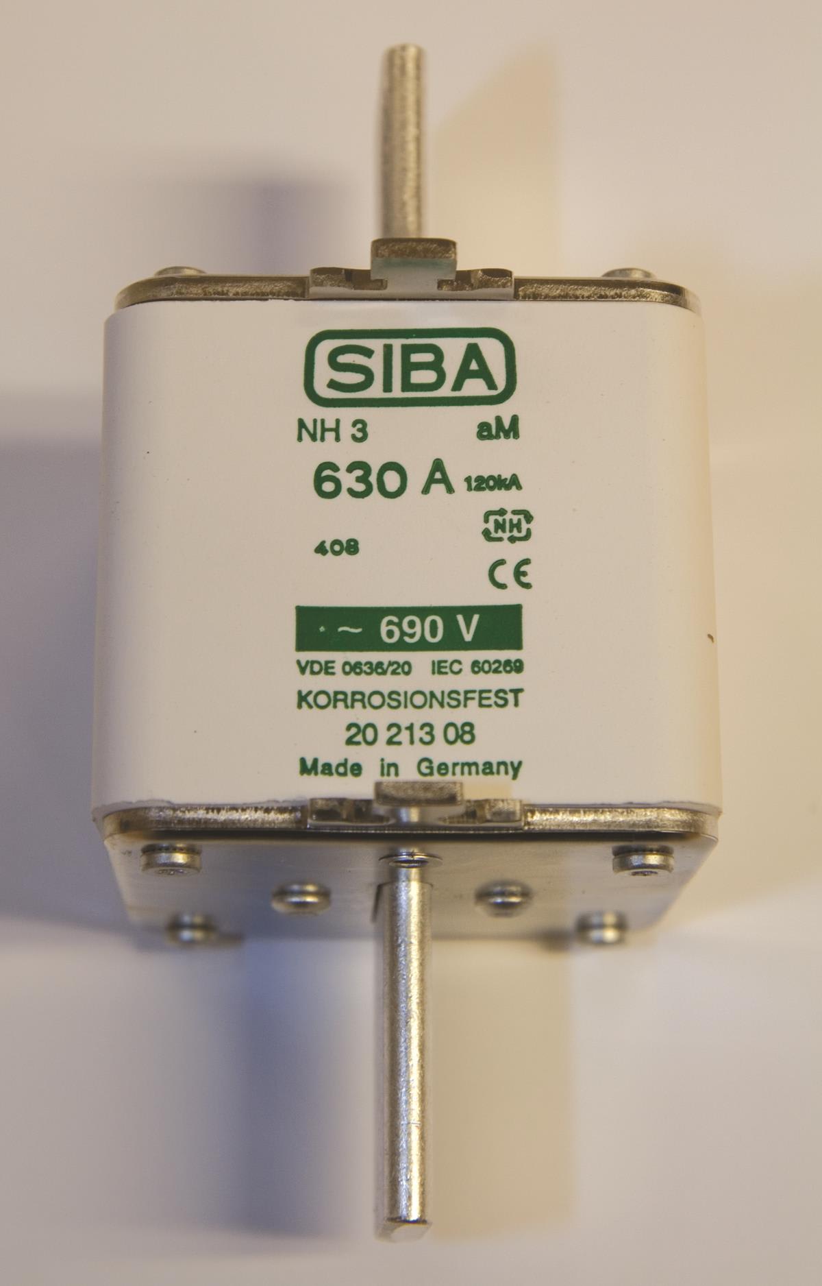 SIBA - Sikring NH3 690V aM 630A