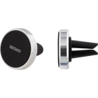 Deltaco - Bilholder vent.feste magnet for smarttelefon sort