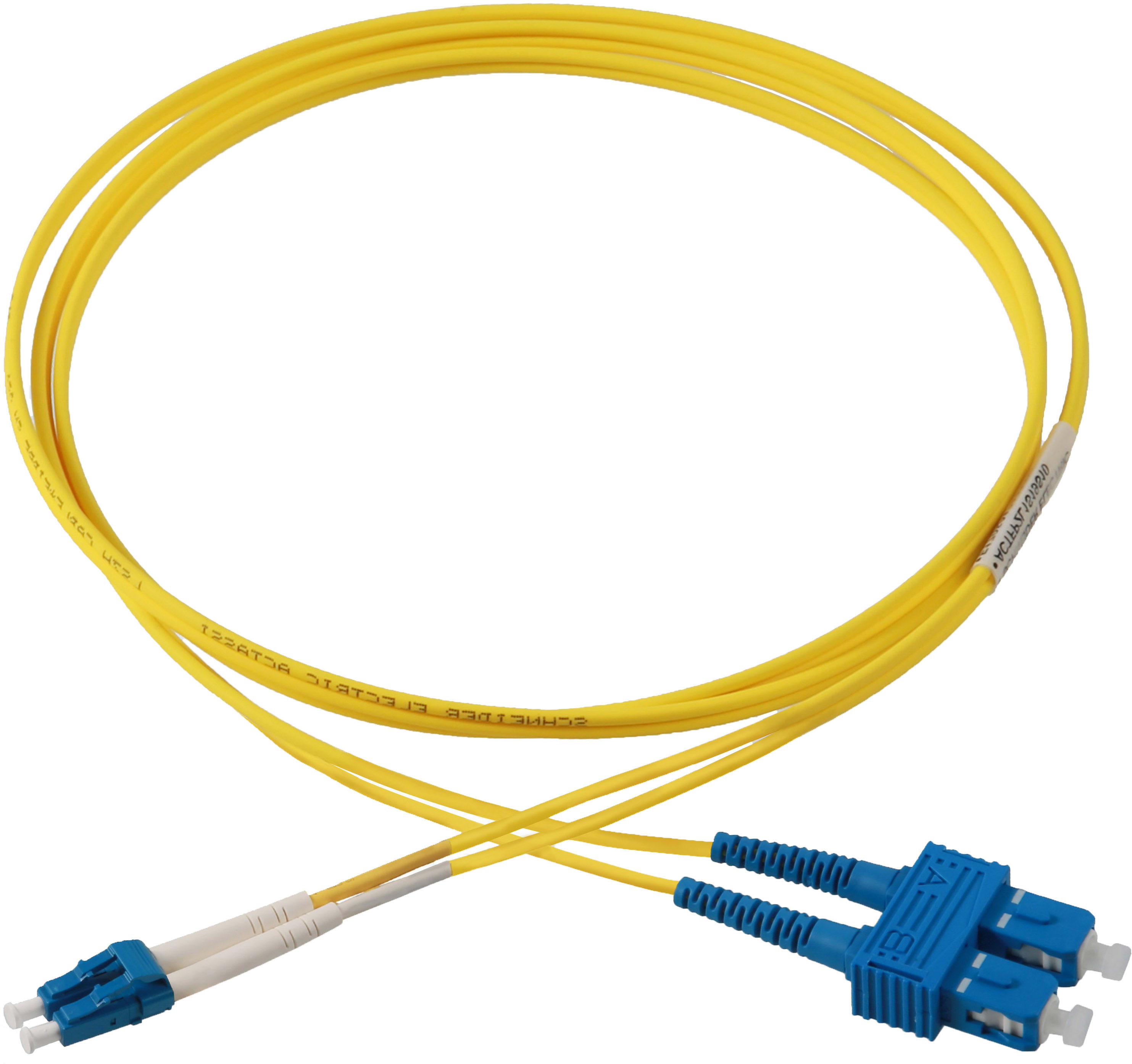 Schneider Electric - Actassi fiber patchkabel - OS1/OS2 9/125 - SCd-LCd - LSZH - 2m