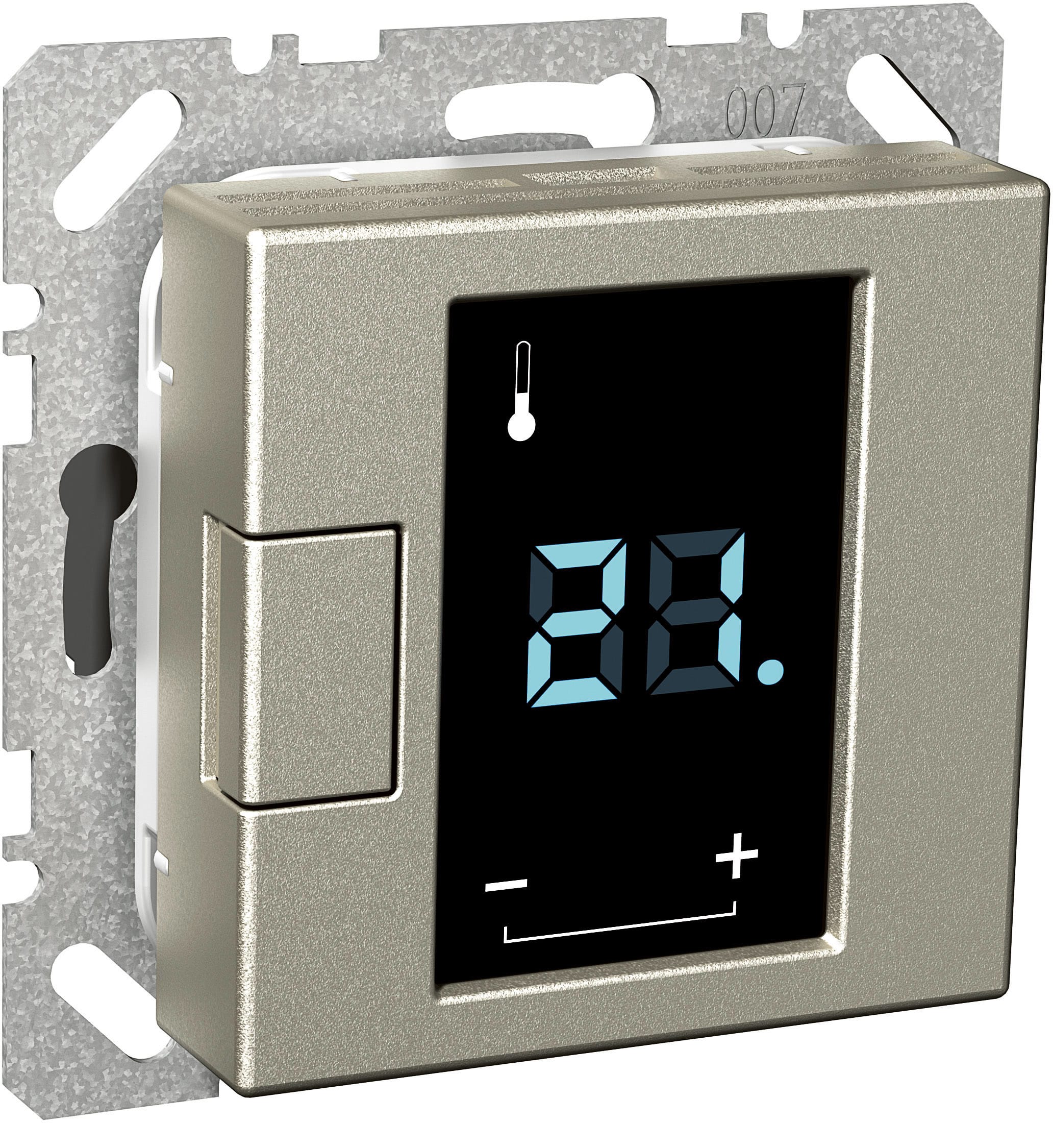 Schneider Electric - Exxact termostat med touch-skjerm universal versjon metall