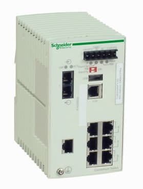 Schneider Electric - TCSESM083F1CU0 Switch 7 10/100TX, 1 100FX-MM